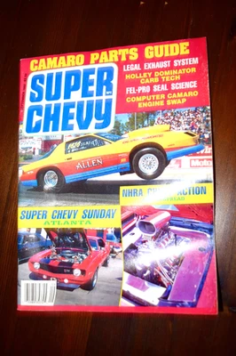 Super Chevy Magazine September 1988 Holley Dominator Carb Camaro Engine Swap Foto 1 de 3