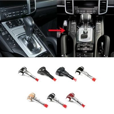 Kit de palanca de cambios de gamuza de fibra de carbono para Porsche Cayenne 2011 12 13 14 Foto 1 de 4