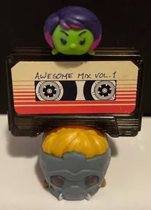 MARVEL TSUM TSUM STAR LORD + GAMORA FIGS & ACCESSORI GUARDIANI DELLA GALASSIA - Foto 1 di 8