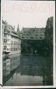 1920s Germany Nuremburg Holy Spirit Hospital, Nürnberg 4x2.5" Orig Photo