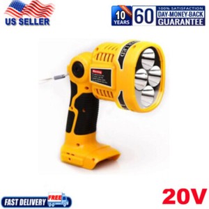 for DeWALT LED 20V 20Volt MAX Cordless LED Pivoting Work Light Flashlight TOOLS