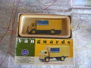 KARRIER Boxback Rail Express parcels  Ancienne VANGUARDS 1/64 en boite - Picture 1 of 5