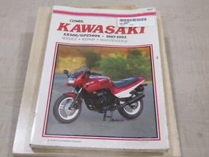 1987-1993 KAWASAKI EX500 GPZ500S CLYMER SERVICE MANUAL M360 - Picture 1 of 3