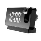 LED Digital Projector Snooze Alarm Clock with 12/24H Time Display and Timer