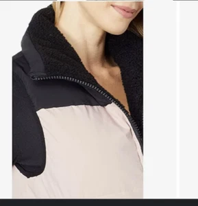 Sanctuary Womens Sherpa Quilted Colorblock Vest BHFO 2584 - Picture 1 of 5