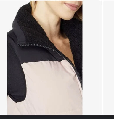 Chaleco acolchado de bloques de color Sanctuary Sherpa para mujer BHFO 2584 Foto 1 de 4