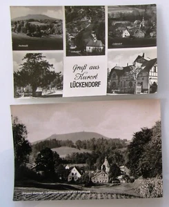 RDA postales lote 2 x LÜCKENDORF postales antiguas postales aprox. ~ 1957/1964 - Imagen 1 de 2