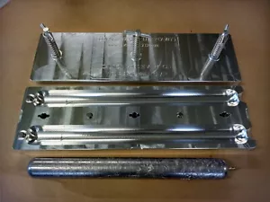 Kabeljau Senker/Tief Fall Gewicht Form (2 Hohlräume) 12# und 12# Aluminium CNC - Bild 1 von 3