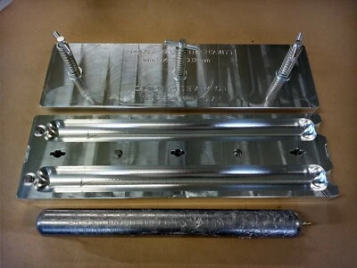 Kabeljau Senker/Tief Fall Gewicht Form (2 Hohlräume) 8# und 8# Aluminium CNC - Bild 1 von 3