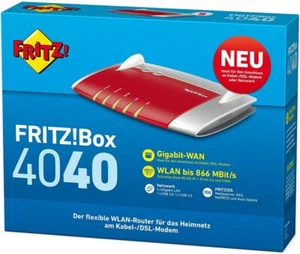 Commerciante: AVM FRITZ!BOX 4040 Router WLAN Dual-WLAN 2,4 GHz & 5 GHz - Foto 1 di 4