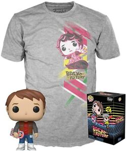 Back to the Future POP! & Tee Box Marty McFly Exclusive XTRA LARGE