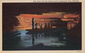 Postcard Echo River 360 Feet Underground Mammoth Cove Kentucky KY - Picture 1 of 2