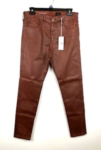 Adriano Goldschmied Women’s Dark Red High Rise Skinny Stretch Jeans Size 30 Reg - Picture 1 of 4