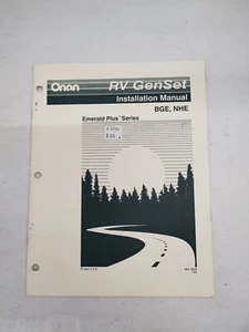 Onan RV GenSet BGE, NHE Emerald Plus Series Installation Manual 965-0628 1/94 - Picture 1 of 4