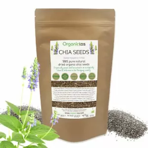 Semi di chia biologici puri crudi interi naturali disintossicanti perdita di peso superfood BIO 100 g - Foto 1 di 12