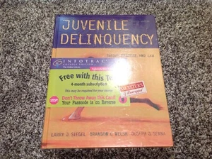 Juvenile Delinquency: Theory, Practice, and Law Textbook~8th Ed. HB~Siegel NEW - Picture 1 of 3