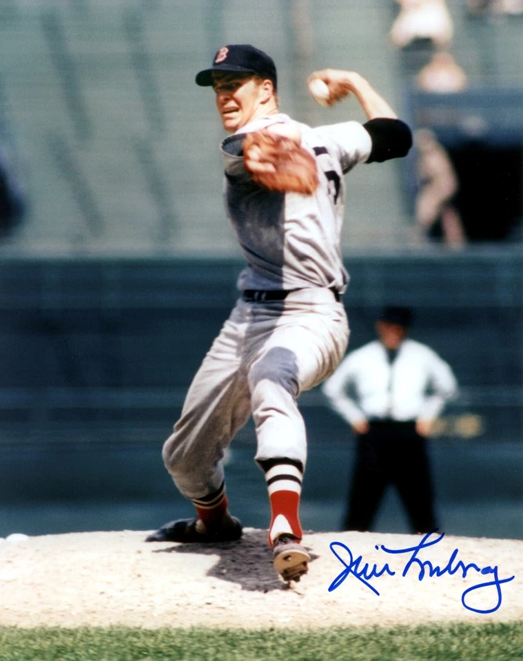 Foto autografiada firmada por Jim Lonborg de los Medias Rojas de Boston 8x10 certificado de autenticidad LSCM #1 Foto 1 de 1