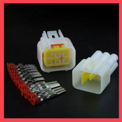 6 Way Pin Automotive Car Sealed Waterproof Electrical Connector Plug - Image 1 of 4