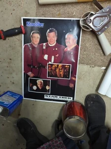 Shreddy's Cereal Star Trek Generations Poster 13 In X 19 In Some Slight Creases - Picture 1 of 5