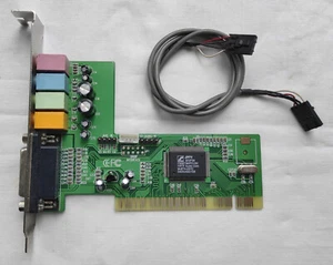 C-Media CMI8738 PCI-SX , PCI sound card,Soundkarte, Game Port, MIDI - Bild 1 von 3