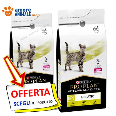 PURINA Cat PRO PLAN → Veterinary Diets HP, HEPATIC - 1,5 kg - Crocchette Gatto