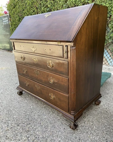 Antique Colonial Era Desk Cover