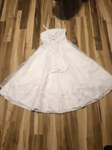 Kommunionkleid Mit Schnürung hinten ca 10-11 jahre - Bild 1 von 8