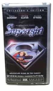 Supergirl Collector's Edition Widescreen Presentation VHS clamshell 1984 Rare - Picture 1 of 3