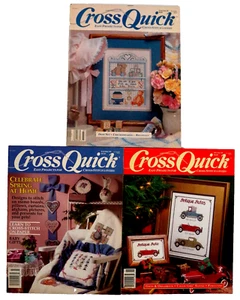 Cross Quick Easy Projects for Cross-Stitch Lovers Lot of 3 Magazines - Picture 1 of 4