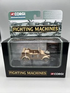 Corgi Fighting Machines WWll Kubelwagen German Afrika Korps # CS90080 nuovo con scatola - Foto 1 di 8
