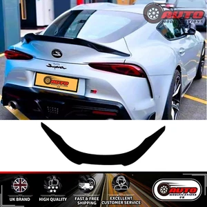 Toyota Supra Heck High Kick Ducktail Spoiler Kofferraum Flügel Lippe Kit Glanz Schwarz 2019+ - Bild 1 von 7