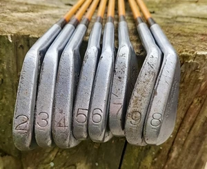 Palos de golf de colección Spalding Kro-Flight BOBBY JONES JR con aspecto de madera de piratón 2-9 - Imagen 1 de 14