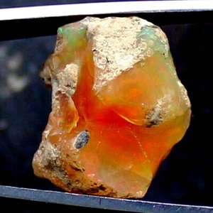 A+ Raw Ethiopian Opal Crystals, Mineral Specimen Rough 16.40 Ct 19x20x13mm BC-41 - Picture 1 of 8