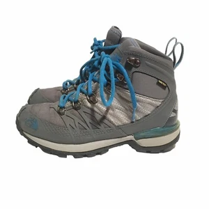 The North Face Goretex Hiking Boots Women Size 6 Primaloft Gray Blue - Picture 1 of 16