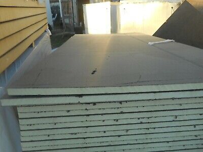 4' X 3' Polyiso Insulation Board TAPPERED /4' X 8' SHEETS VARIES THICKNESS/NEW  • 15$