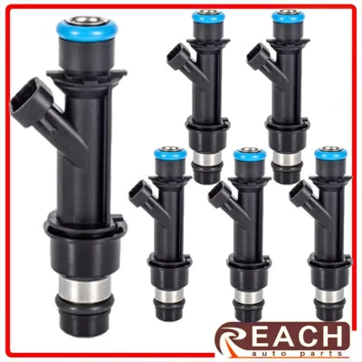 6x Fuel Injector for Buick LeSabre 3.8L V6 2002 2003 2004 2005 12586551 FJ313 - Image 1 of 4