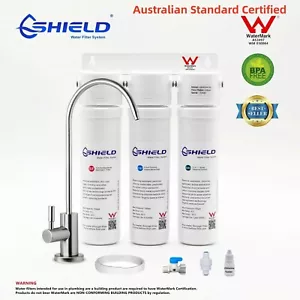 PLATINUM 3 Stages Undersink Silver Weak Alkaline Water Filter System WaterMark - Picture 1 of 7