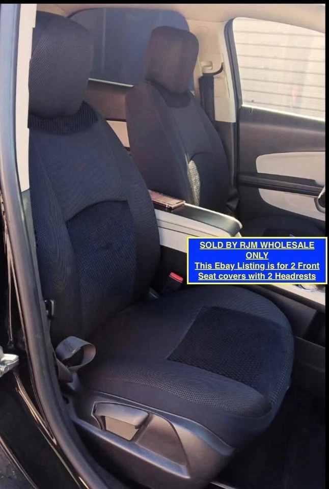 2 fundas de asiento delanteras y 2 reposacabezas GROSAS BUENA CALIDAD y duraderas talla única para TODOS Foto 1 de 1