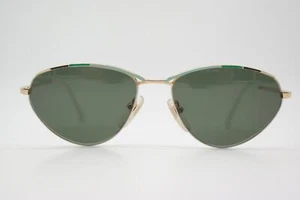 Vintage Sunglasses Nouvelle Ligne NL 716 Gold Multicoloured Oval Sunglasses - Picture 1 of 6