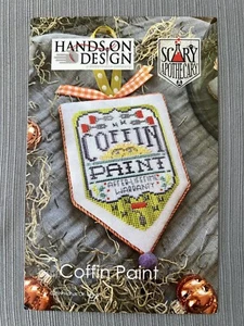 Coffin Paint Scary Apothecary by Hands On Design Cross  Stitch Chart - Picture 1 of 1