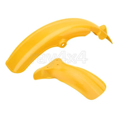 Juego guardabarros delanteros y traseros protectores amarillos para Suzuki JR50 1978 1979 1980-1999 JR 50 Foto 1 de 4