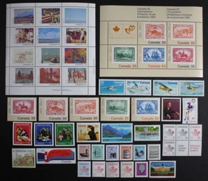 CANADA Postage Stamps, 1982 Complete Year set collection, Mint NH, See scans - Picture 1 of 1