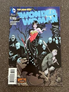 Wonder Woman #35 Variante Monstruo Nuevo 52 DC Comics Casi Nuevo Halloween - Imagen 1 de 6