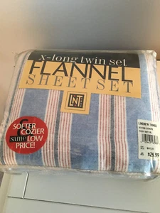 LINENS'N THINGS WOVEN STRIPE TWIN SET XL, NIP - Picture 1 of 2