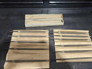 (11) Vintage Nicholson 7” Bandsaw Tapers Slim Files NOS in Original BOX - Picture 1 of 14