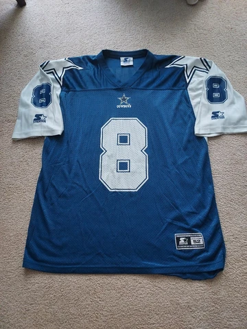 Dallas Cowboys Troy Aikman Vintage 1995 Double Star Starter Jersey Sz XL 52 Cover