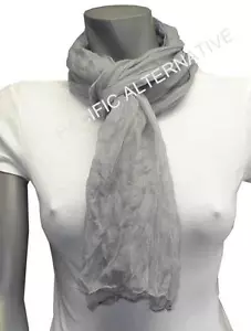 Schal grau 55x160 Damen gemischt Chalet leicht Schal NEU scarf grey schal grau - Bild 1 von 4