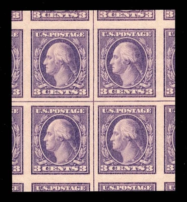 MOMEN: US #484 CENTER LINE BLOCK MINT OG NH PSE GRADED CERT GEM-100J LOT #96098 - Image 1 of 3