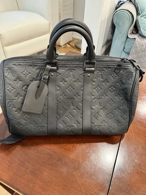Louis Vuitton Keepall Bandouliere Bag Monogram Taurillon Leather 35 M22765 - Image 1 of 4