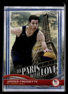 2024 Topps Chrome U.S. Olympics To Paris With Love #PL-11 Jimmer Fredette - Picture 1 of 2